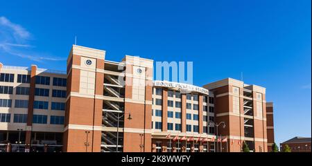 Stillwater, OK - 21. Oktober 2022: Boone Pickens Stadium, Heimstadion von Oklahoma State University Football Stockfoto