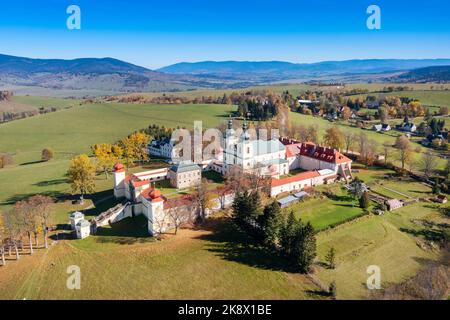 Klášter Hora Matky Boží, Hedeč, Králíky, Východní Čechy, Česká republika / Bergkloster der Gottesmutter, Kraliky-Stadt, Ostböhmen, Tschechische Republik Stockfoto