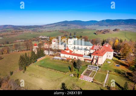 Klášter Hora Matky Boží, Hedeč, Králíky, Východní Čechy, Česká republika / Bergkloster der Gottesmutter, Kraliky-Stadt, Ostböhmen, Tschechische Republik Stockfoto