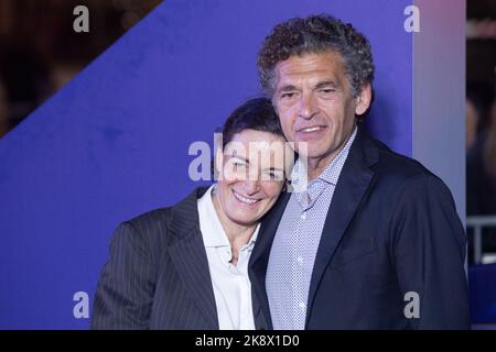 Rom, Italien. 24. Oktober 2022. Schauspieler Ninni Bruschetta nimmt an der Premiere der Fernsehserie „Boris 4“ vor dem Auditorium della Conciliazione in Rom am 24. Oktober 2022 Teil (Foto: Matteo Nardone/Pacific Press/Sipa USA) Quelle: SIPA USA/Alamy Live News Stockfoto