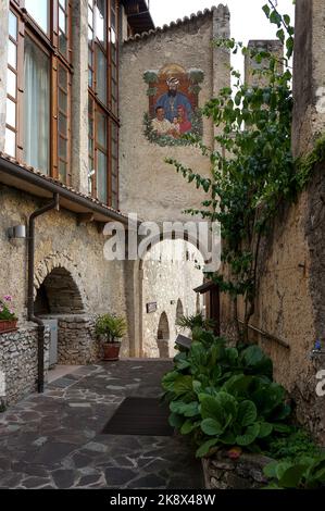 Garten von San Daniele Comboni Stockfoto