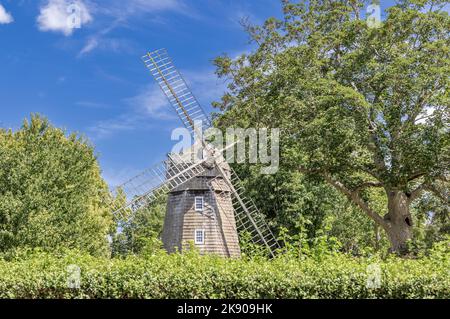 Windmühle Beebe in bridgehampton, ny Stockfoto