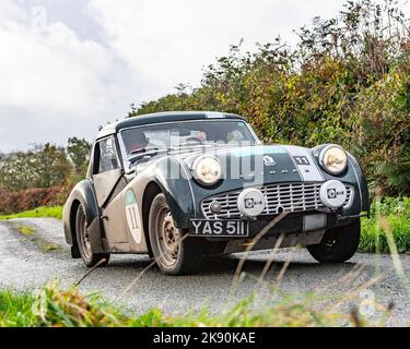 1959 Triumph TR3A Oldtimer Stockfoto