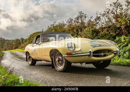 Jaguar Oldtimer vom Typ 1967 E Stockfoto