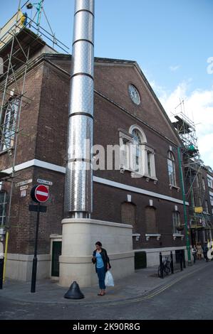 Brick Lane Jamme Moschee, Tower Hamlets, East End, London - es gibt eine große Anzahl von islamischen Immigranten im East End von London und mehrere Moscheen Stockfoto