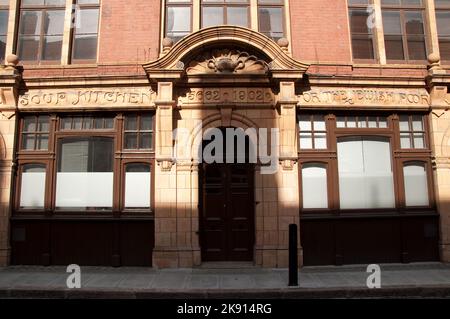 Jüdische Suppenküche, Brune Street, East End, London Stockfoto