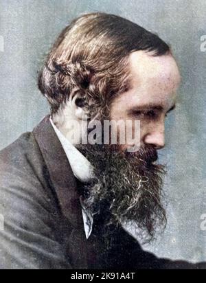 JAMES CLERK MAXWELL (1831-1879) schottischer Mathematiker und Wissenschaftler Stockfoto