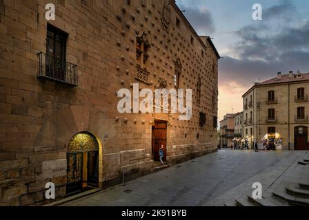 Casa de las Conchas, Kastilien und Leon, Spanien Stockfoto