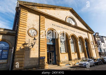 Die börsennotierte Scarborough Public Market Hall in North Yorkshire, England, Großbritannien Stockfoto