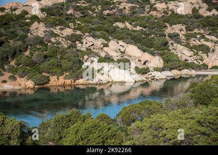 Cala Caprarese, isola Caprera, Sardegna, Italia Stockfoto