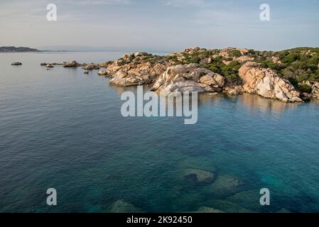 Cala Caprarese, isola Caprera, Sardegna, Italia Stockfoto