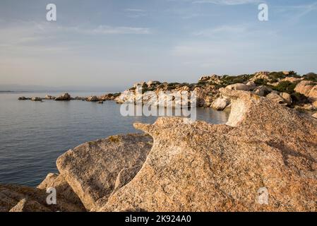 Cala Caprarese, isola Caprera, Sardegna, Italia Stockfoto