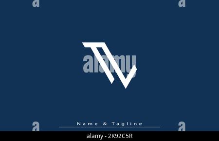 Alphabet Buchstaben Initialen Monogramm Logo TL , LT Stock Vektor