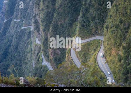 Serra do Rio do Rastro Mountain Road Pass, Santa Catarina, Südbrasilien Stockfoto