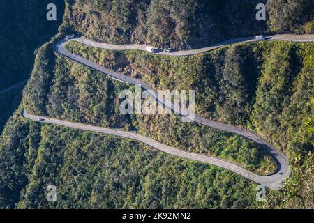 Serra do Rio do Rastro Mountain Road Pass, Santa Catarina, Südbrasilien Stockfoto