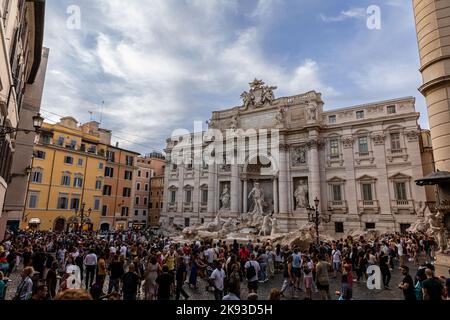 Rom, Italien. 16. September 2022. Trevi-Brunnen (Bild: © Mark Avery/ZUMA Press Wire) Stockfoto