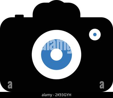 Symbol für Fotoaufnahmen der Kamera Stock Vektor