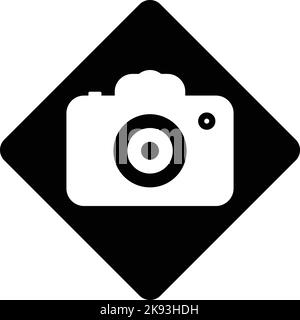 Symbol für Fotoaufnahmen der Kamera Stock Vektor