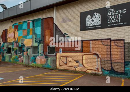 Street Art, Albany, WA, Australien Stockfoto