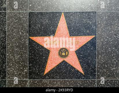 HOLLYWOOD - 26. JUNI: Sonny und Chers Star auf dem Hollywood Walk of Fame am 26. Juni 2012 in Hollywood, Kalifornien. Dieser Stern befindet sich auf Hollywood Blv Stockfoto