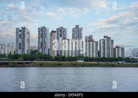 Landschaft um die Nodeul-Insel in Seoul, Korea Stockfoto