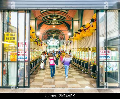 Atlantic City, USA - 12. Juli 2010: Spielhalle in Atlantic City New Jersey in Atlantic City, USA. Die Stadt ist eine national bekannte Resortstadt f Stockfoto