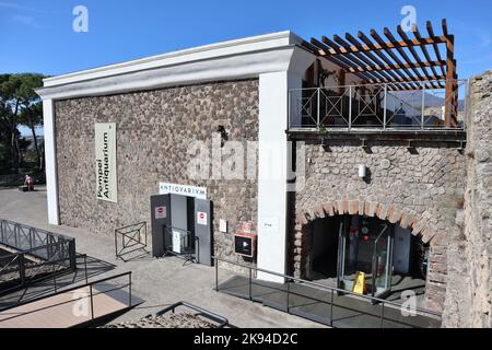 Pompei - Antiquarium di Pompei Stockfoto