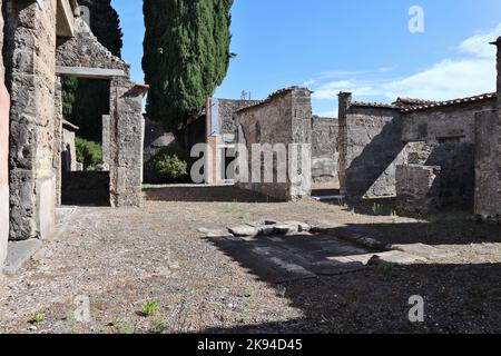 Pompei - Casa del Chirurgo nel Parco Archeologico di Pompei Stockfoto