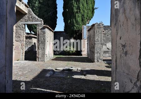 Pompei - Casa del Chirurgo Stockfoto