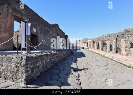 Pompei - Ingresso del Teatro Piccolo da Via Stabiana Stockfoto