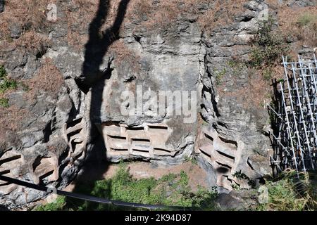 Pompei - Loculi lungo Viale delle Ginestre Stockfoto