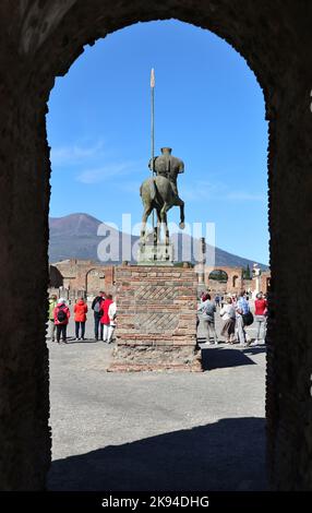 Pompei - Scorcio della Statua del Centauro Stockfoto