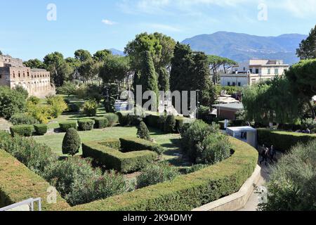 Pompei - Scorcio panoramico dalla scalinata di Accesso di Porta Marina Stockfoto