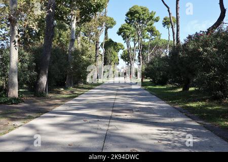 Pompei - Viale delle Ginestre Stockfoto