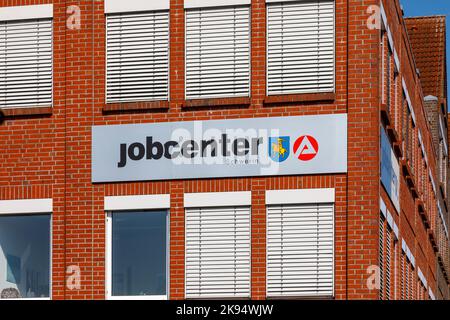 Arbeitsstelle des Arbeitsamtes Schwerin Stockfoto
