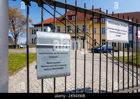 Das militärische Karrierezentrum der Bundeswehr Schwerin Stockfoto