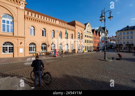 Altes Rathaus von Schwerin Stockfoto