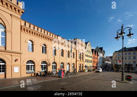 Altes Rathaus von Schwerin Stockfoto