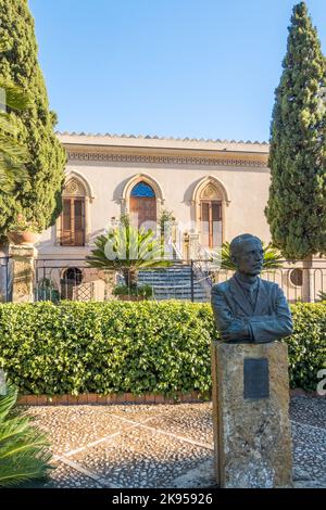 Italien, Sizilien, Agrigento. Alexander Hardcastle, Villa Aurea, Valle Dei Templi (Tal der Tempel). Stockfoto