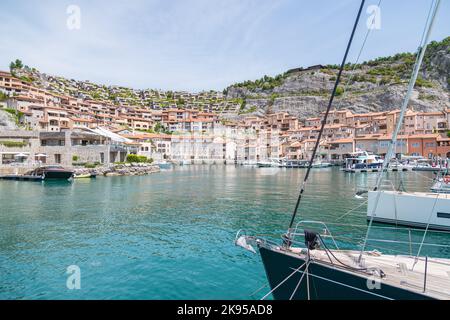 Portopiccolo Resort in Sistiana, Italien Stockfoto