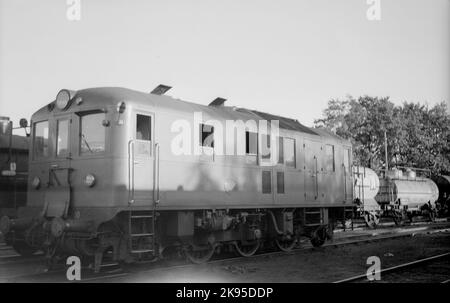 Stockholm - Nynäs Railway, SNJ ÄF 10. Diesel-Elektrik. Stockfoto