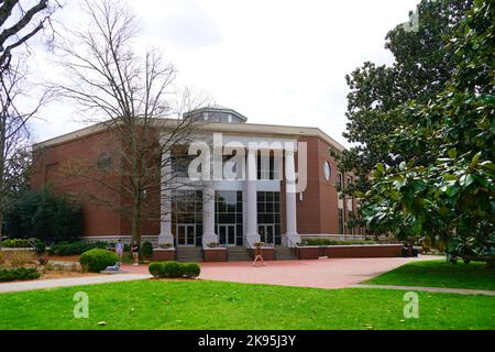 NASHVILLE, TN -31 MAR 2022- Blick auf den Campus der Belmont University, einer privaten christlichen Universität in Nashville, Tennessee. Stockfoto