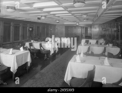 S/s 'King Gustaf V' III KL Esszimmer Stockfoto