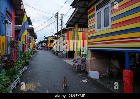 Kuala Perlis, Malaysia - 2022. Oktober: Ansichten von Kuala Perlis an der nordwestlichen Spitze der malaysischen Halbinsel am 15. Oktober 2022 in Malaysia. Stockfoto