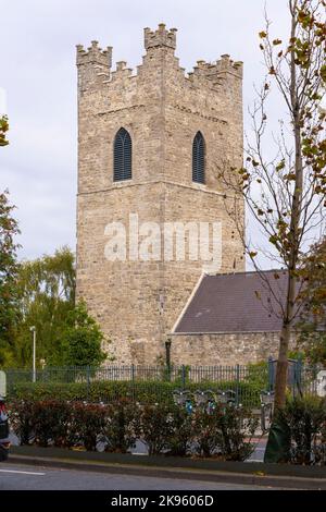 Republik Irland Irland Irland Irland St Audoen's St Open Cornmarket High Street mittelalterliche älteste Pfarrkirche gegründet 1190 Church of Ireland Stockfoto