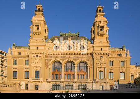 Monaco, Monte Carlo, Oper und Kasino, Stockfoto