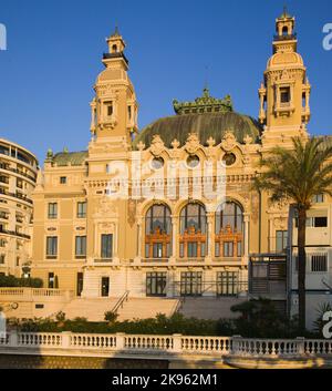 Monaco, Monte Carlo, Oper und Kasino, Stockfoto