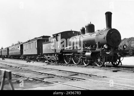 SNJ Lok 5Stockholm - Nynäs Railway machte 1899, 1933 ex SJ CD 652, 1956 aufgehoben Stockfoto