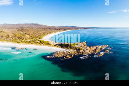 Binalong Bay Beach in Tasmanien, Australien Stockfoto