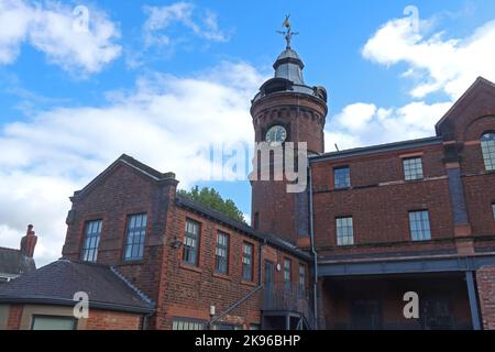 Old Greenall Brewery, Wilderspool, Warrington, Cheshire, England, VEREINIGTES KÖNIGREICH Stockfoto